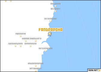 map of Fandrapoha