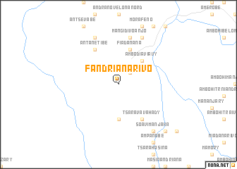 map of Fandrianarivo