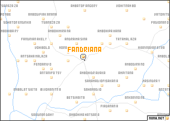 map of Fandriana