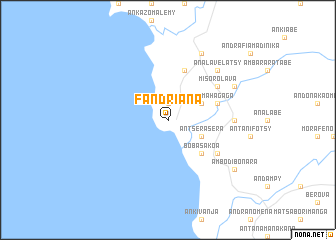 map of Fandriana