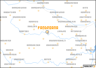 map of Fandroana