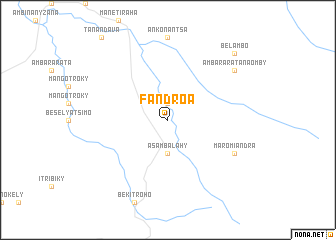 map of Fandroa
