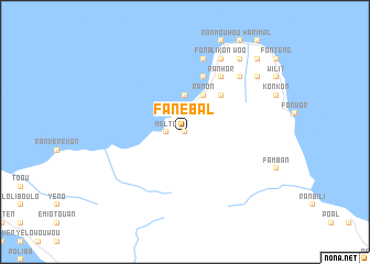 map of Fanebal