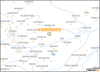 map of Faneroméni