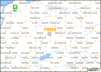 map of Fanes