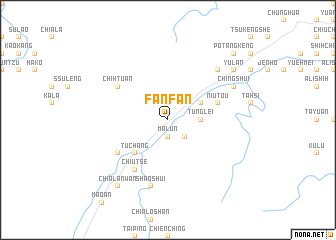 map of Fan-fan