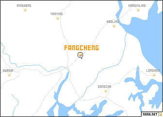 map of Fangcheng