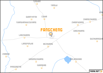 map of Fangcheng