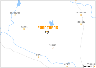 map of Fangcheng