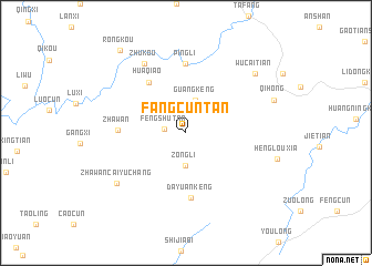 map of Fangcuntan