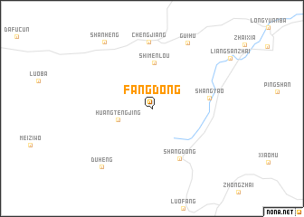 map of Fangdong