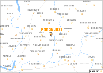 map of Fangdunzi