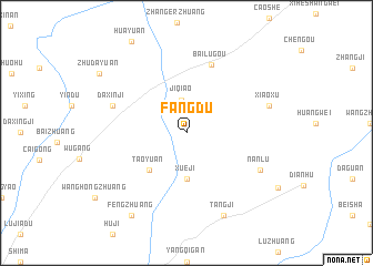 map of Fangdu