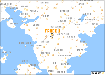 map of Fangdu