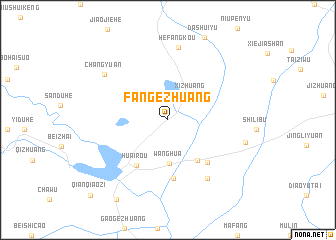 map of Fangezhuang