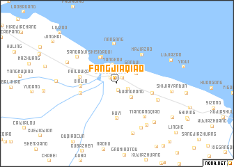 map of Fangjiaqiao