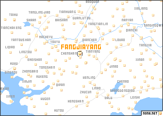 map of Fangjiayang