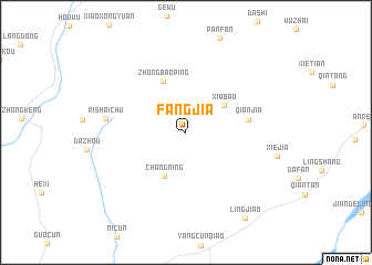 map of Fangjia