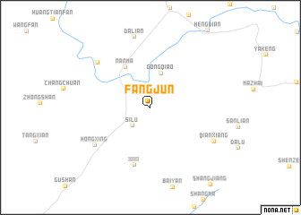 map of Fangjun