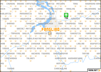 map of Fang-liao