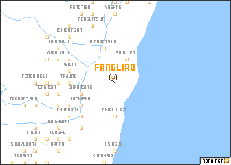 map of Fang-liao