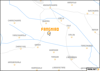 map of Fangmiao