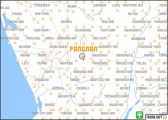 map of Fang-nan