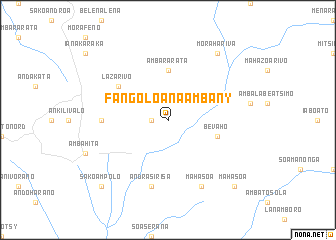 map of Fangoloana Ambany