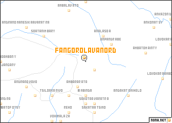 map of Fangorolava Nord