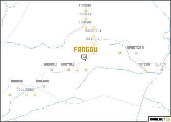map of Fangou