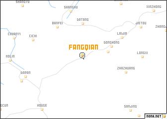 map of Fangqian