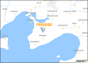 map of Fangqiao