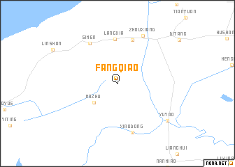 map of Fangqiao