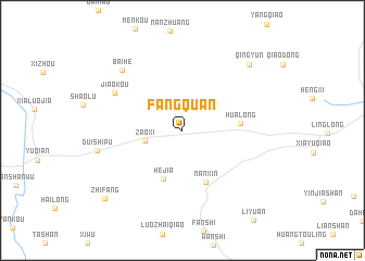 map of Fangquan