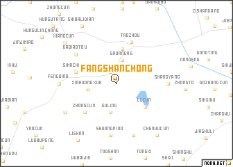 map of Fangshanchong