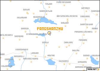 map of Fangshanzhu