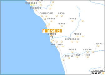 map of Fang-shan