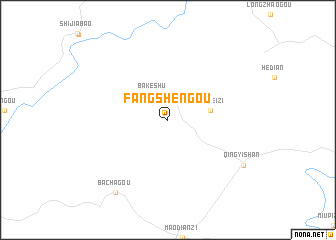 map of Fangshengou