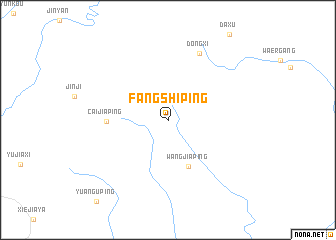 map of Fangshiping