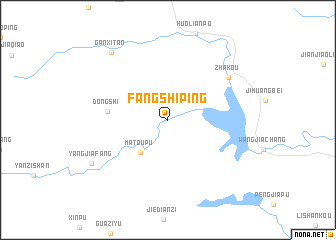map of Fangshiping