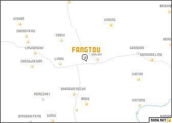 map of Fangtou