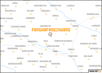 map of Fangwafangzhuang