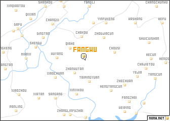map of Fangwu