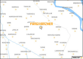map of Fangxianzhen