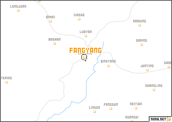 map of Fangyang