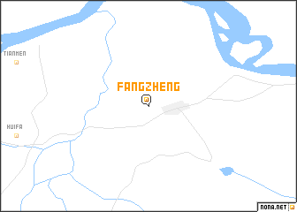 map of Fangzheng