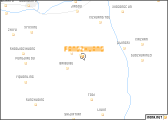 map of Fangzhuang