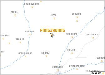 map of Fangzhuang