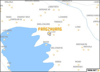 map of Fangzhuang