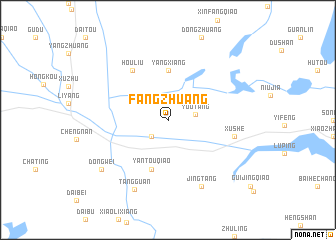 map of Fangzhuang